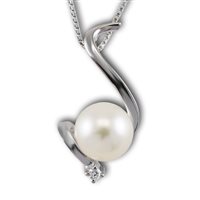 Collana Gemoro Donna in Oro bianco Perla PPE277BIA - PPE277BIA